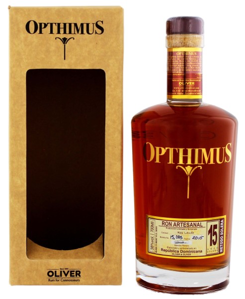 Opthimus Rum 15 Years Old, 0,7L, 38%