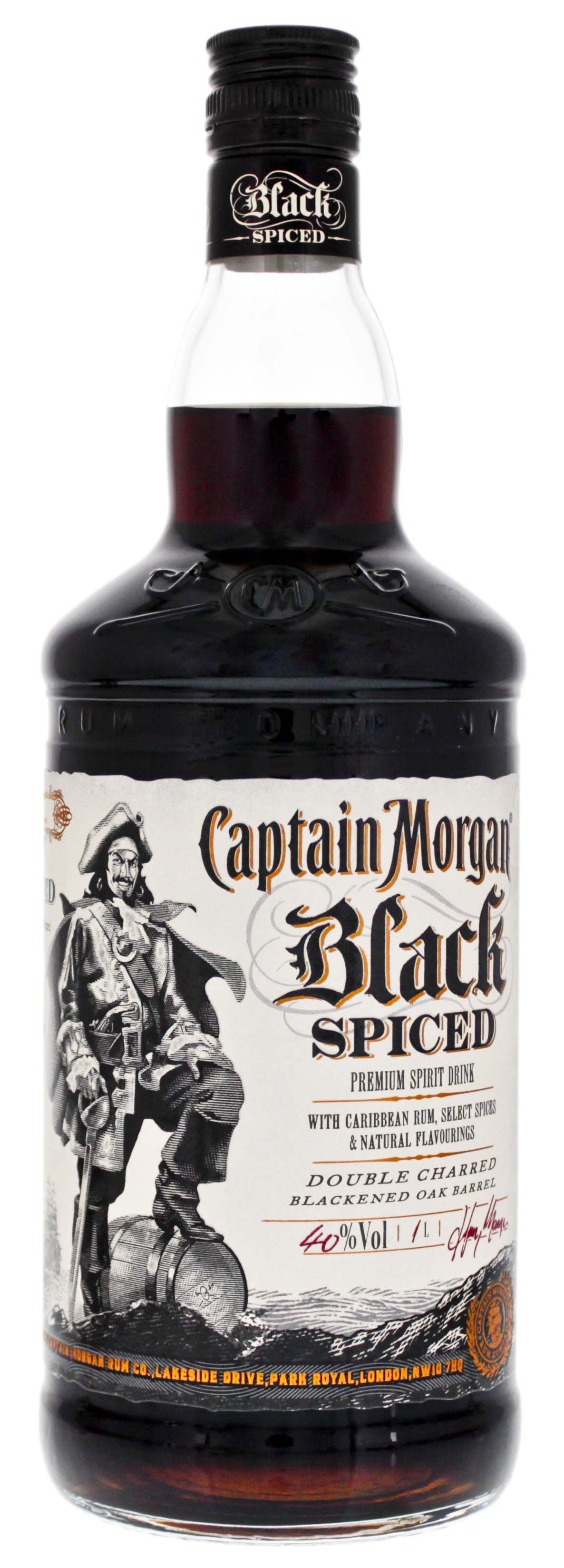 New Captain Morgan Black Spiced rum