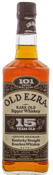 Ezra Brooks Kentucky Straight Bourbon Whiskey 15 Jahre 0,7L 50,5%