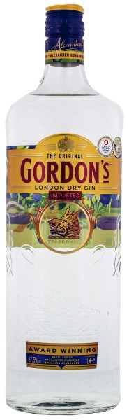 Gordon's Gin The Original, 1,0 L, 37,5%