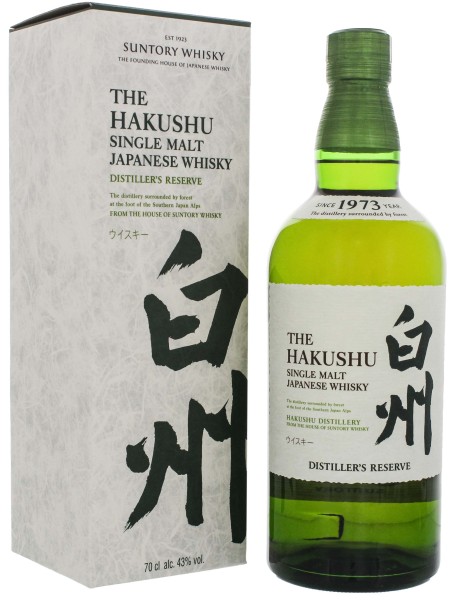 Hakushu Distillers Reserve Single Malt Japanese Whisky 0,7L