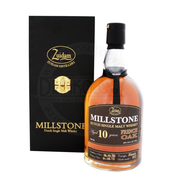 Zuidam Millstone Malt Whisky 10 Jahre French Oak 0,7L 40%