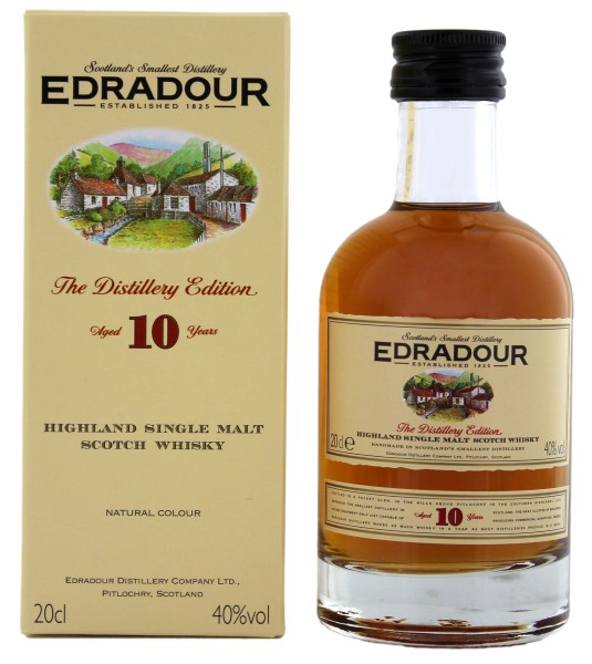 Edradour 10 Jahre Malt Whisky, 0,2L