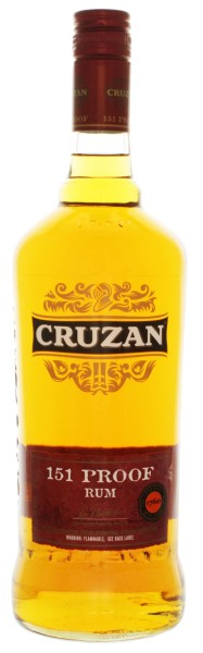 Cruzan 151 Proof Rum 1,0L 75,5%