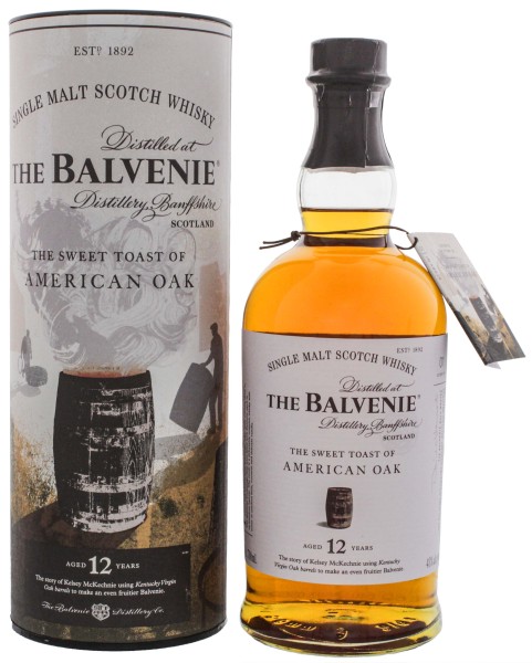 Balvenie 12 Jahre The Sweet Toast of American Oak Single Malt Scotch Whisky 0,7L 43%