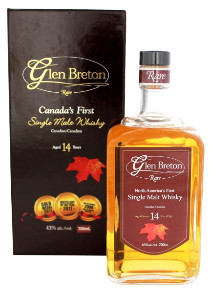 Glen Breton 14 Jahre Single Malt Whisky 0,7L 43%