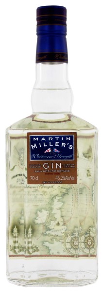 Martin Millers Dry Gin Westbourne Strength, 0,7 L, 45,2%