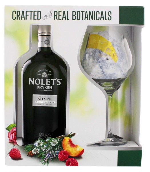 Nolet Dry Gin Silver Set inkl Glas 0,7L 47,6%
