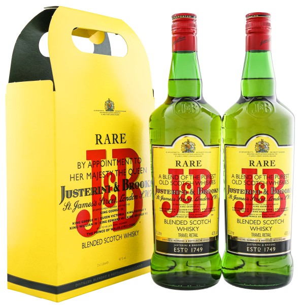 J & B Rare Scotch Whisky Twinpack 2 x 1,0L 40%