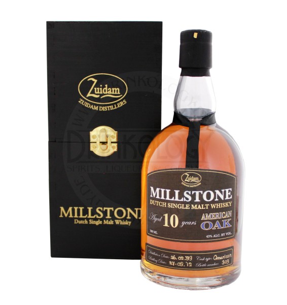 Zuidam Millstone Malt Whisky 10 Jahre American Oak 0,7L 43%
