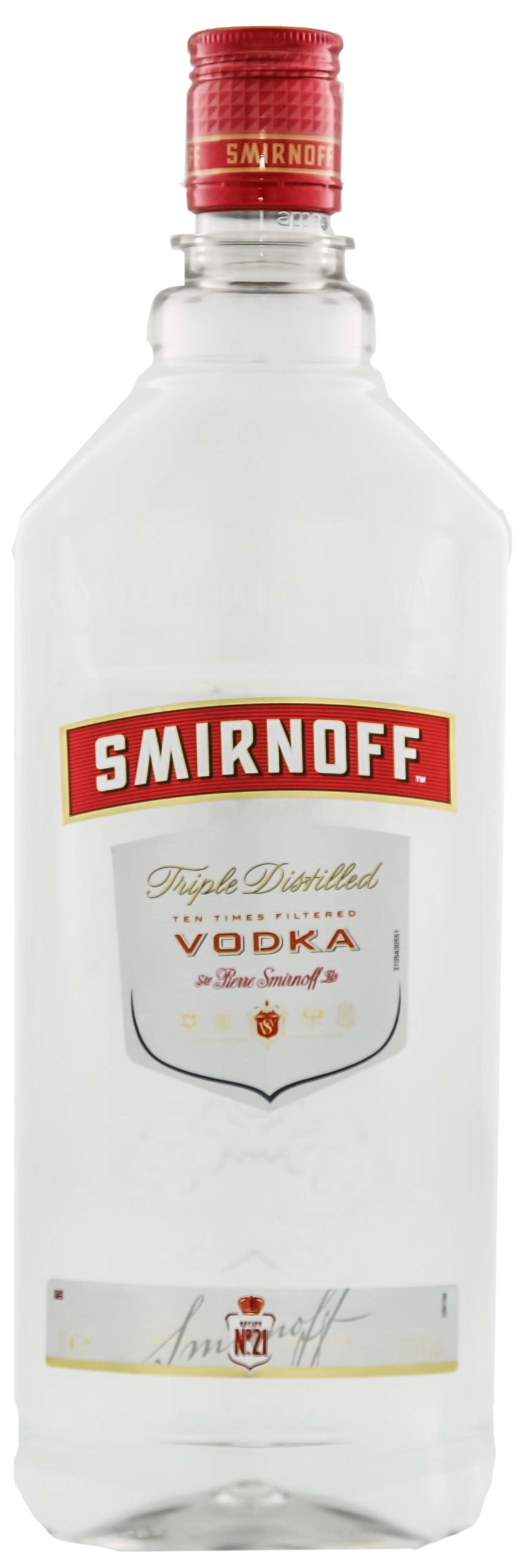 günstig kaufen! Red PET Spirituosen Label Online Shop Smirnoff Wodka - Vodka