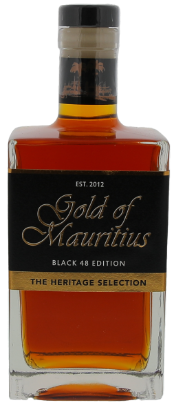Gold of Mauritius Black 48 Edition Heritage Selection 0,7L 48%