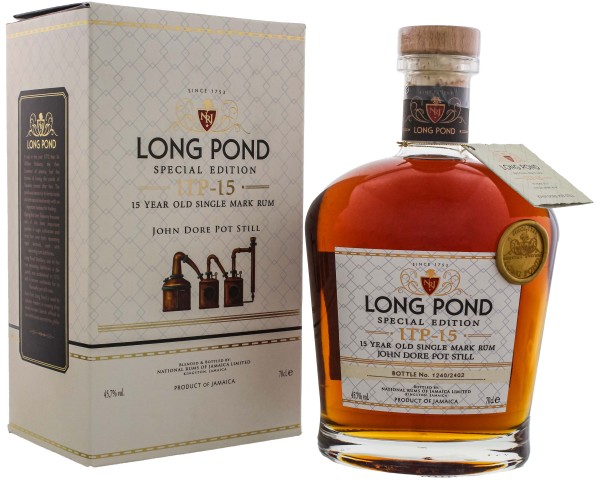 Long Pond Rum ITP 15 Jahre Single Mark Rum Special Edition 0,7L 45,7%