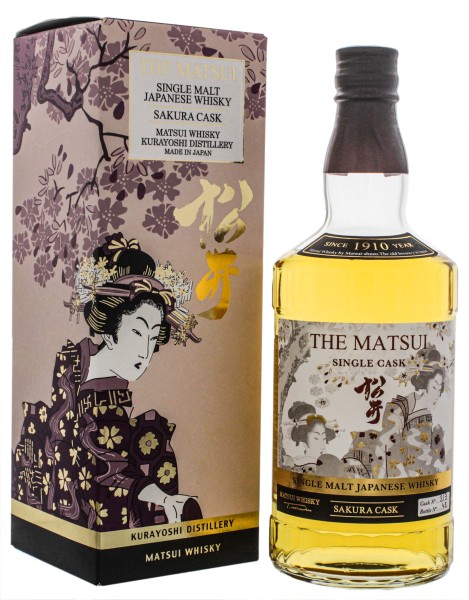 The Matsui Japanese Single Malt Whisky Sakura Cask 0,7L 48%