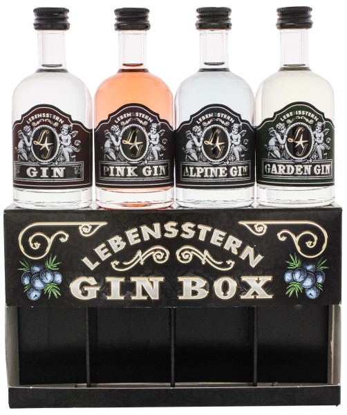 Lebensstern Gin Box 4 Miniaturen x 0,05L 43%