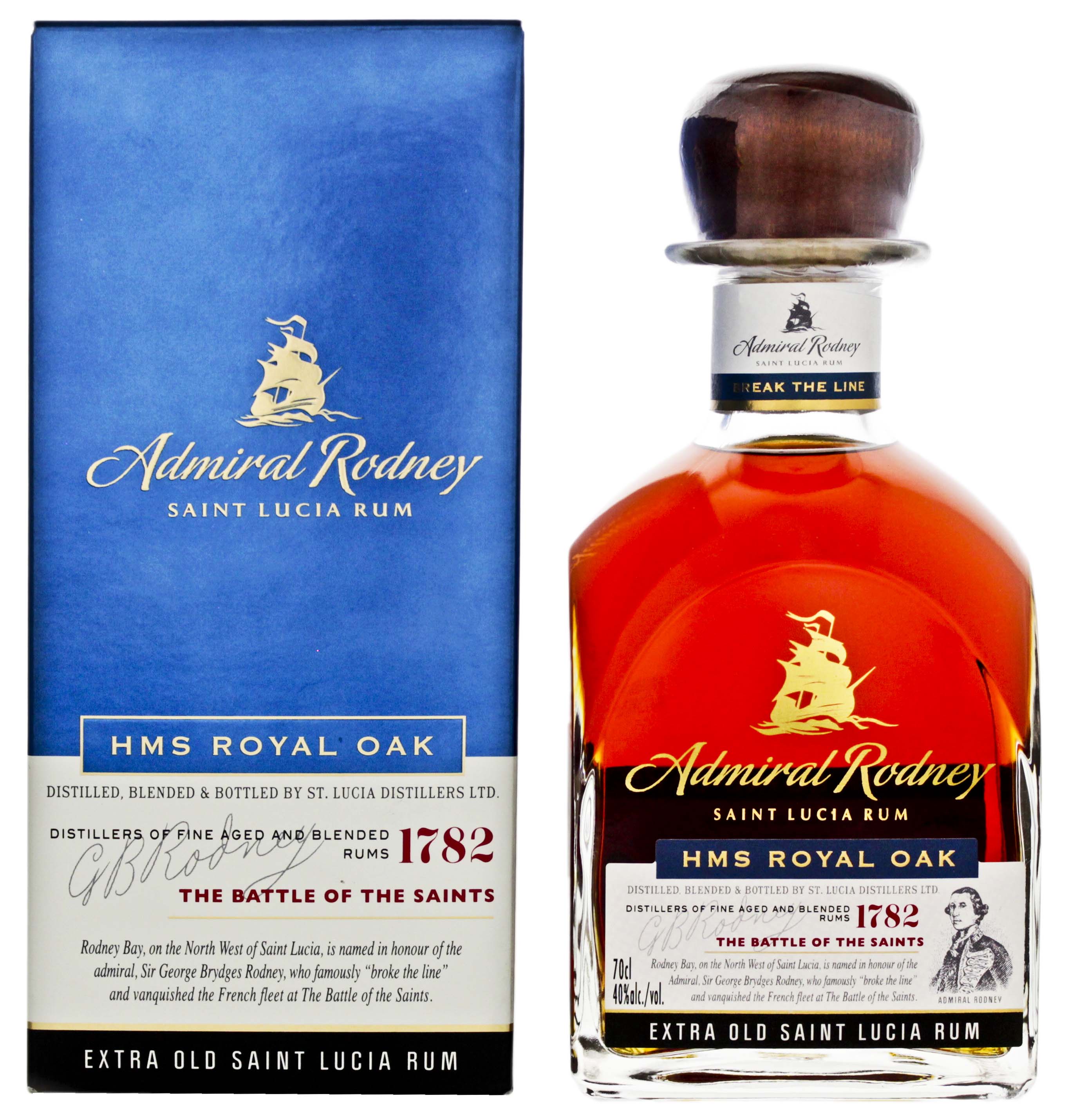 Extra Old Rum, admiral rodney, royal oak, extra old, rodney, rodni, st luci...