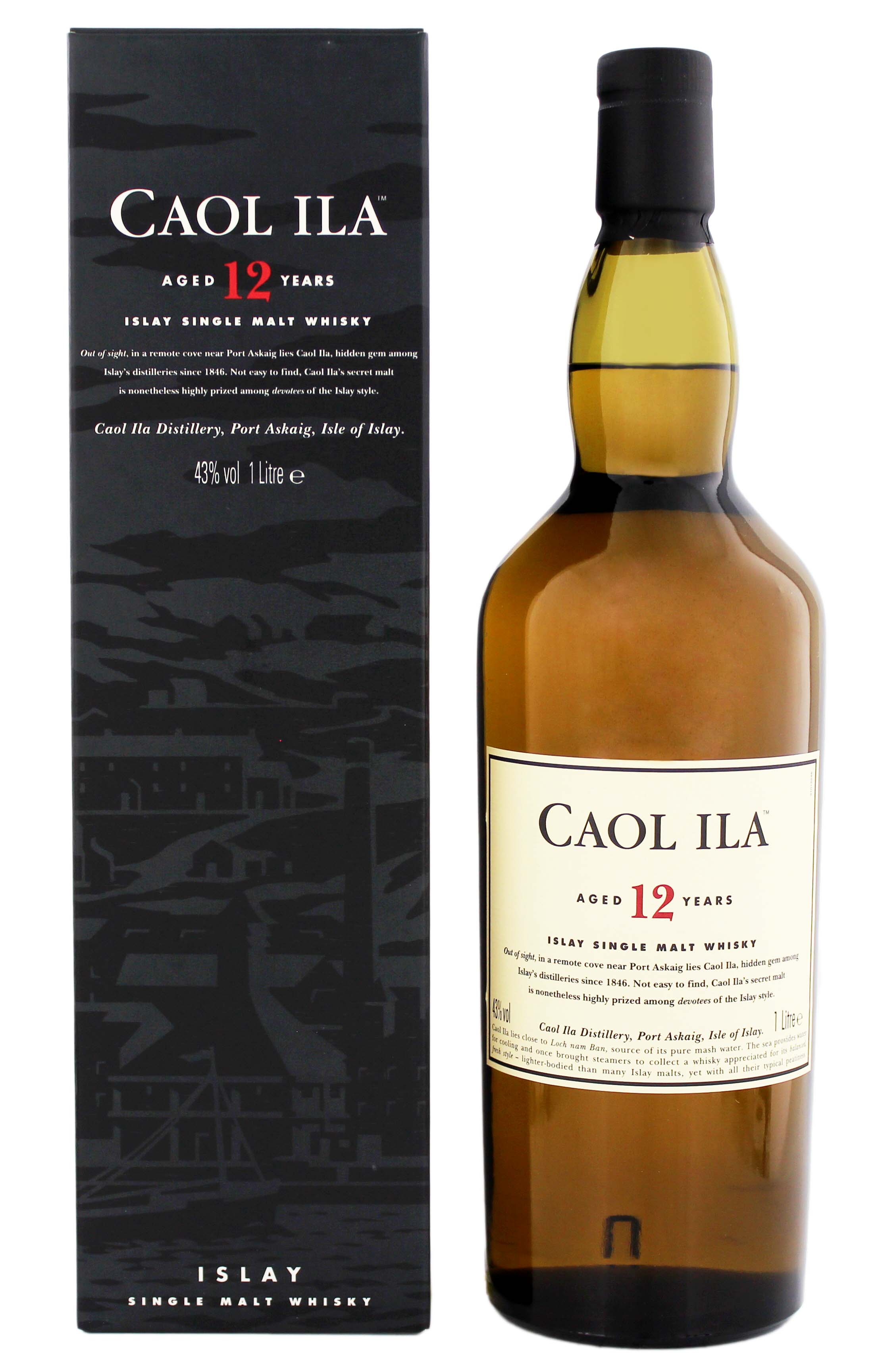 Caol Ila 12 Year Old Islay Single Malt Scotch Whisky
