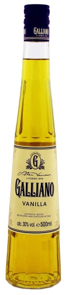 Galliano Vanille Liqueur, 0,5 L, 30%