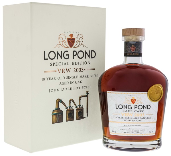 Long Pond Jamaica Rum VRW 2003 18 Jahre 0,7L 60%