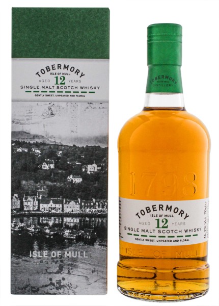 Tobermory 12YO Non Chill Filtered Single Malt Scotch Whisky 0,7L -46,3%-