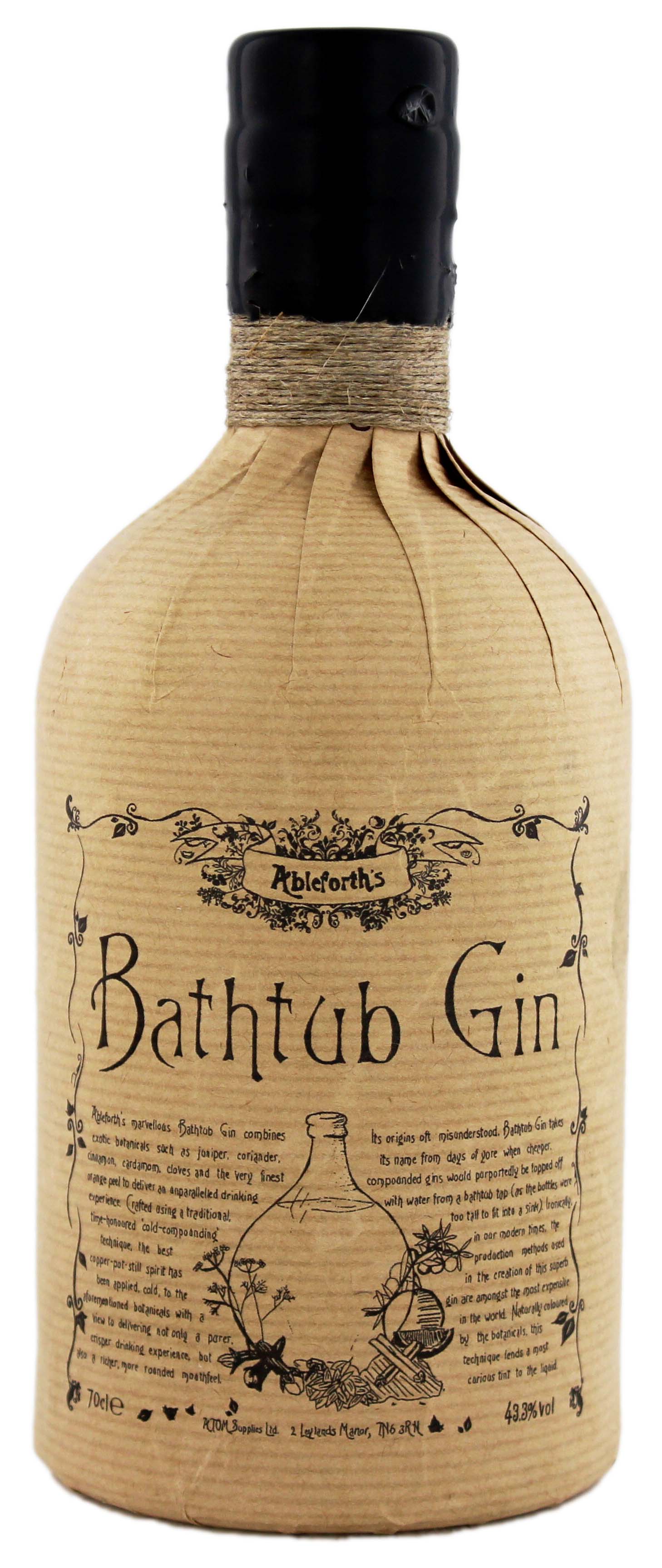 Professor Cornelius Ableforth's Bathtub Gin jetzt kaufen im Drinkology  Online Shop!