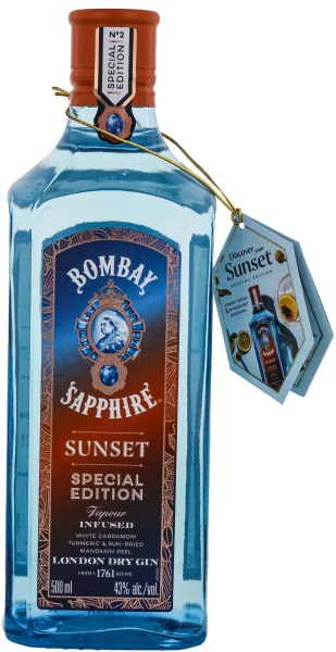 Bombay Sapphire Sunset Special Edition Dry Gin 0,5L43%