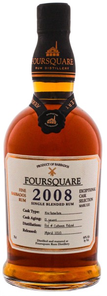 Foursquare Rum 2008 Cask Strength 0,7L 60%