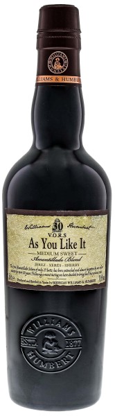 Williams & Humbert As You Like It Medium Sweet Sherry 0,5L 20,5%
