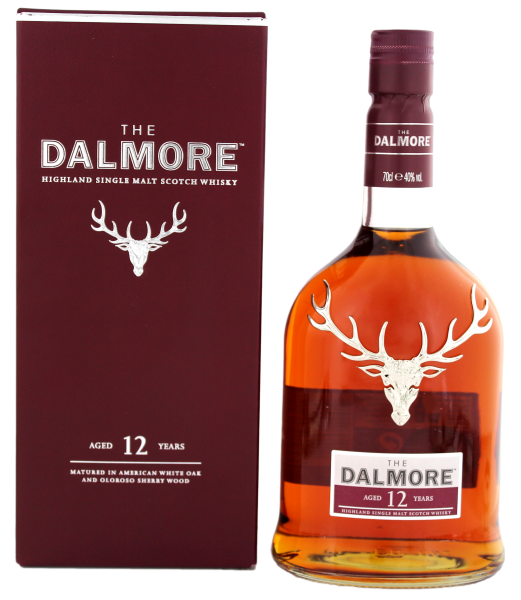 The Dalmore Single Malt Whisky 12 Jahre, 0,7 L, 40%