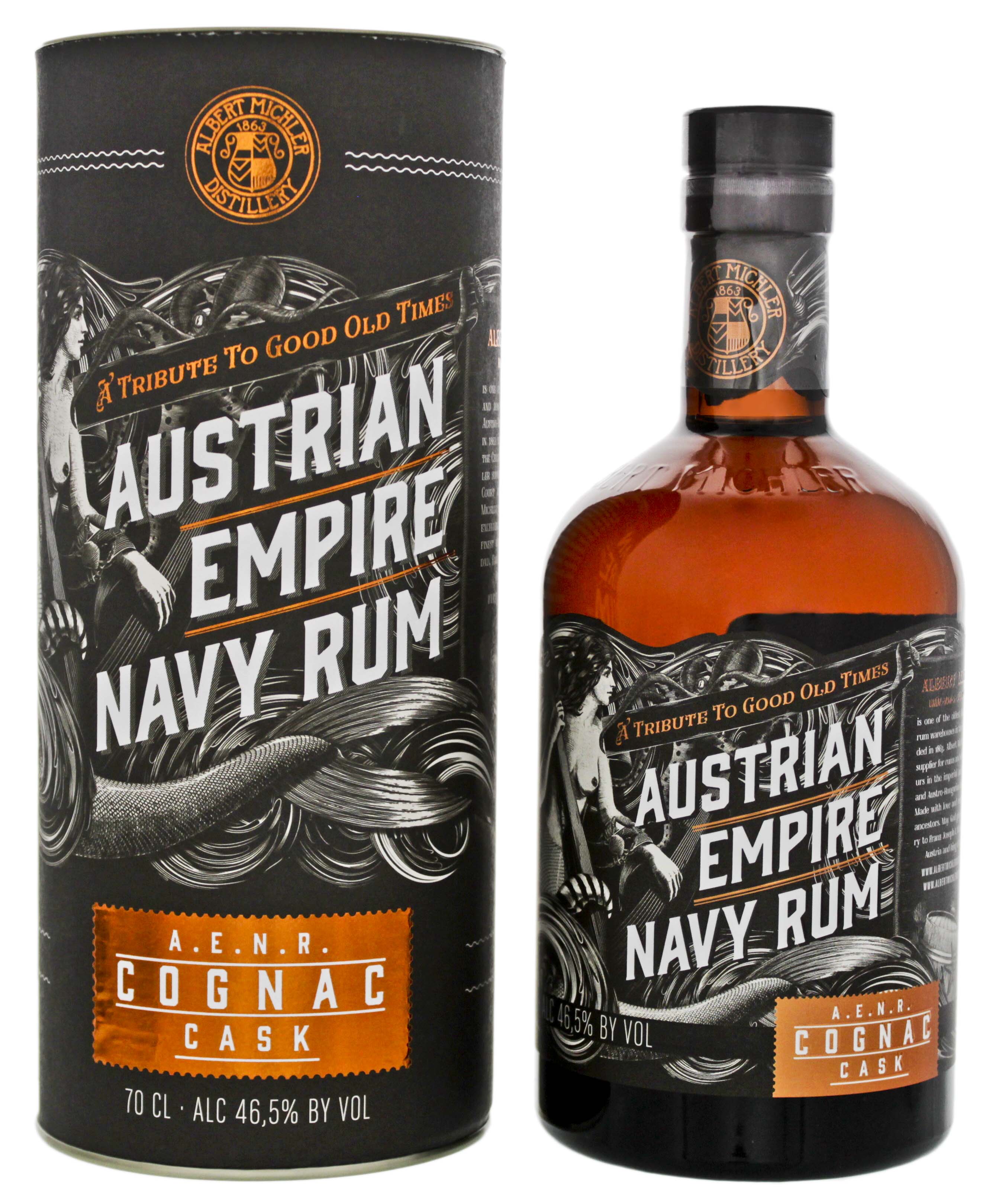 Austrian Empire Navy Rum Reserve Double Cask Cognac Jetzt Kaufen Im Drinkology Online Shop