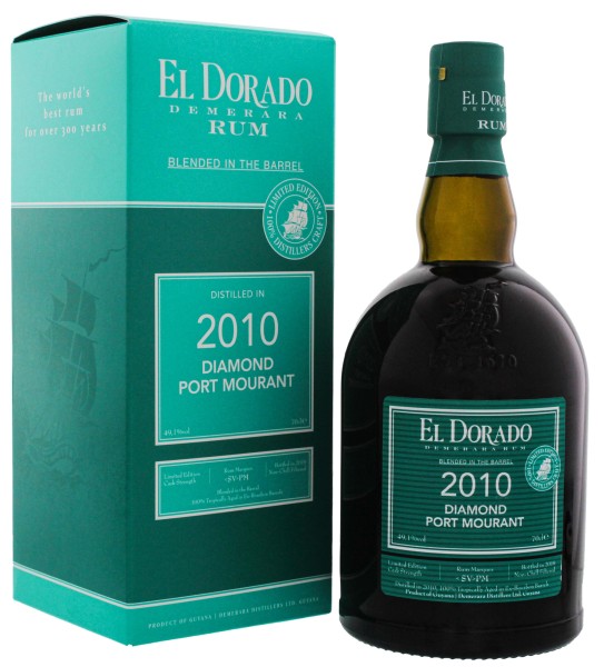 El Dorado Rum Blended in the Barrel 2010/2019 Diamond Port Mourant 0,7L 49,1%