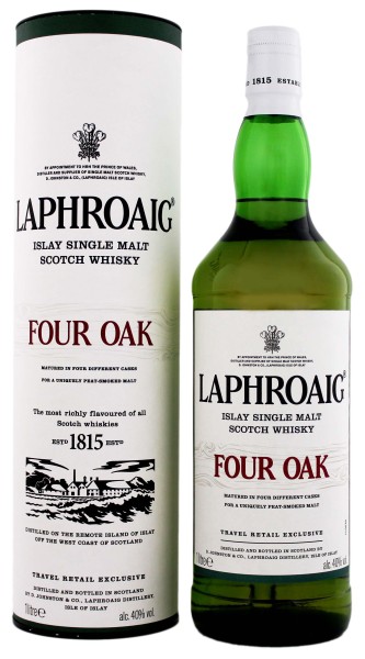 Laphroaig Four Oak Malt Whisky, 1,0L 40%