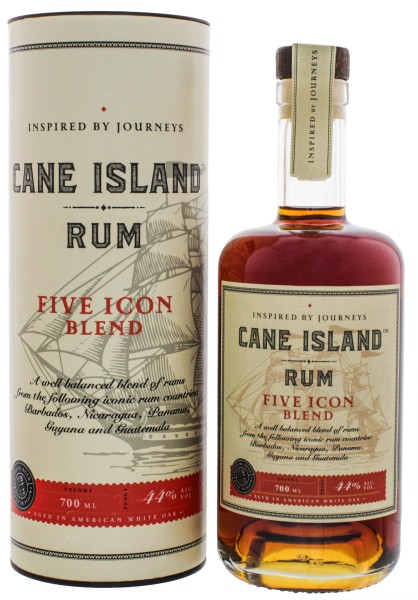 Cane Island Five Icon Blend Rum 0,7L 44%