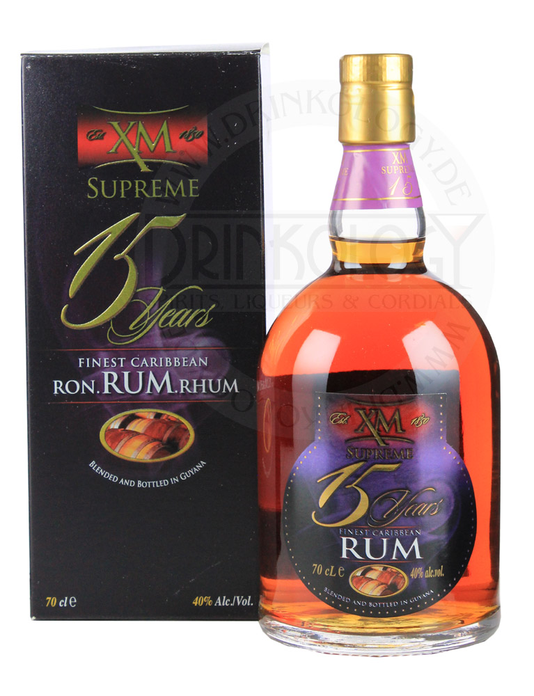 XM Rum Supreme 15 Jahre kaufen! Rum Online Shop - Spirituosen günstig