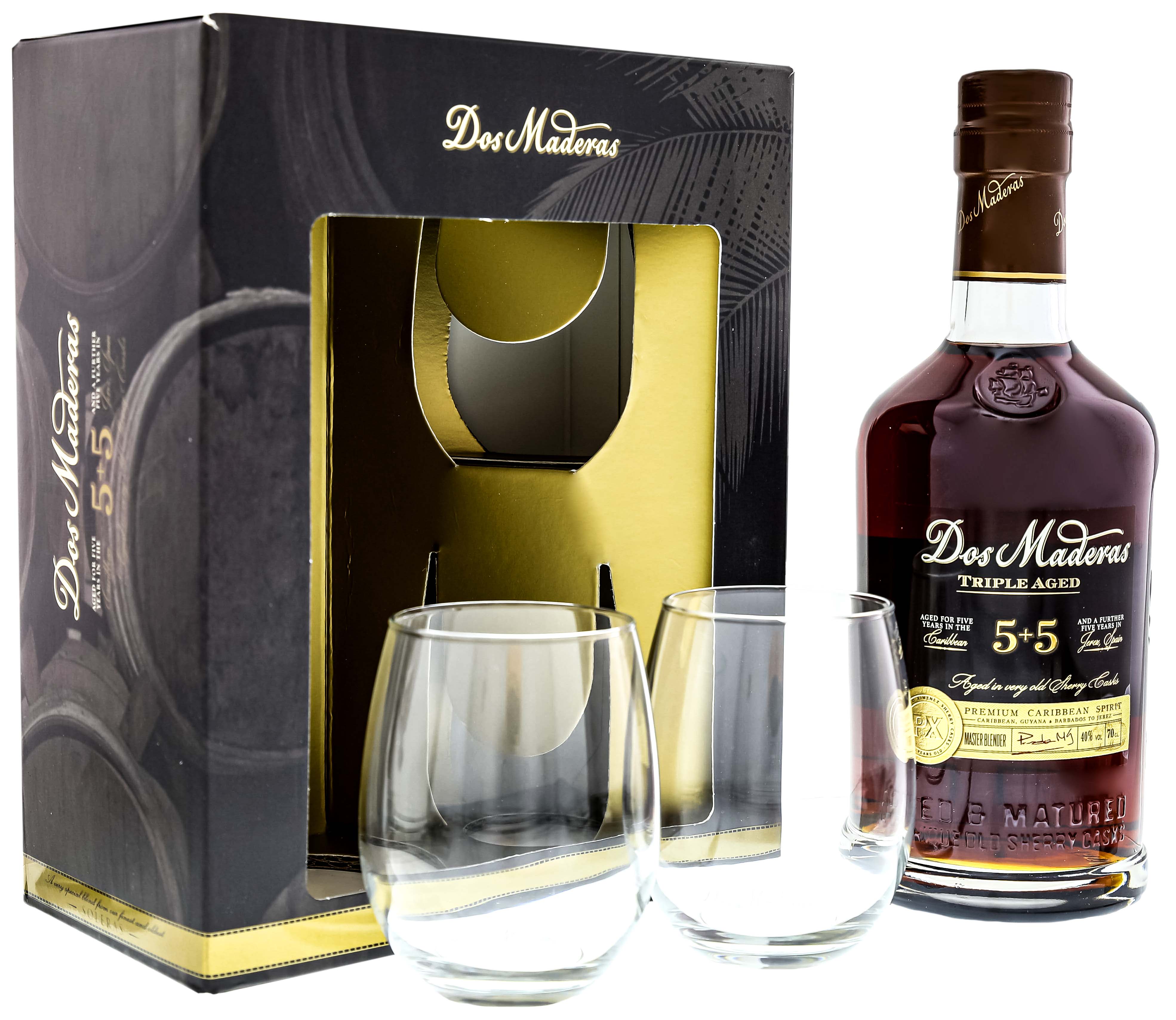 Dos Maderas Rum PX 5+5 Geschenkset jetzt kaufen im Rum Online Shop für Rum