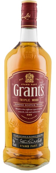 Grant's Triple Wood Blended Whisky 1,0L 40%