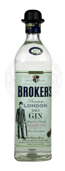 Brokers London Dry Gin 40%, 0,7L