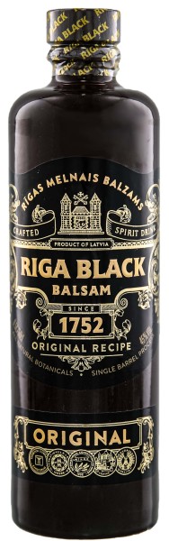 Riga Black Balsam Bitter, 0,5 L, 45%
