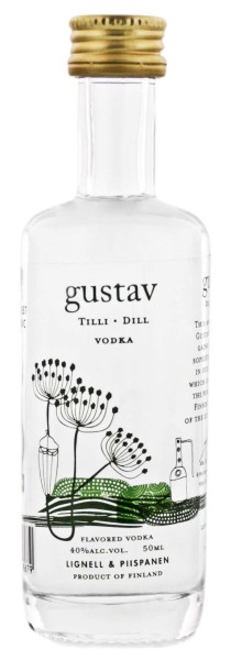 Gustav Tilli Dill Vodka Miniatur 0,05L 40%