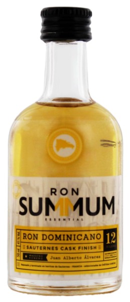 Summum Rum 12 YO Sauternes Cask Finish Miniatur, 0,05L 41%