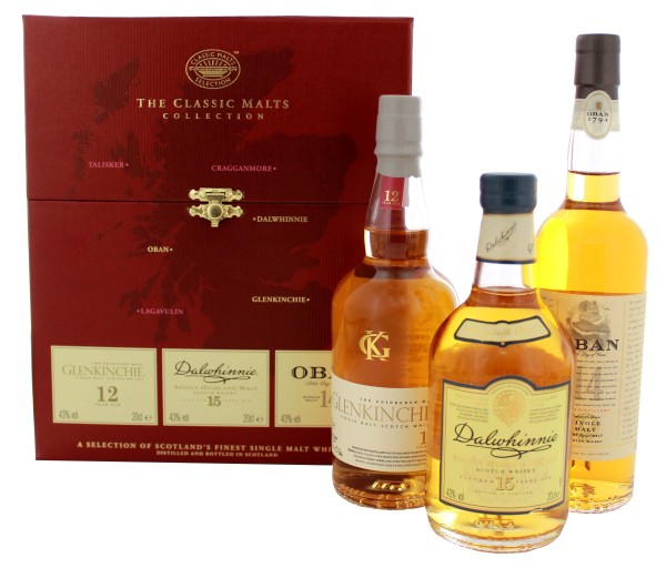 The Classic Malts Collection Gentle 3x0,2 L, 43%