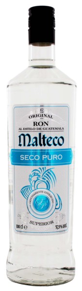 Malteco Rum Seco Puro 1,0L 37,5%