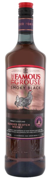 Famous Grouse Blended Scotch Whisky Smoky Black