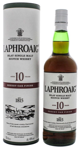 Laphroaig 10 Jahre Single Malt Whisky Sherry Oak Finish 0,7L 48%
