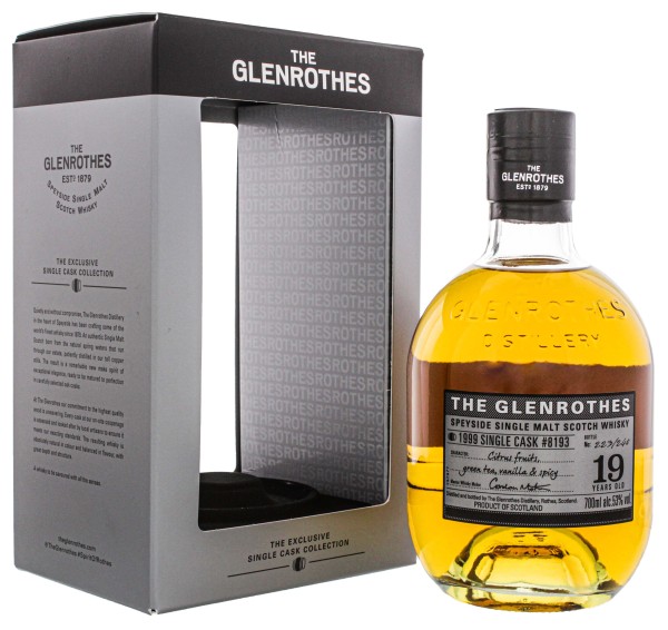 The Glenrothes 1999 Single Cask #8193 19 Jahre 0,7L 53%