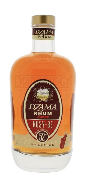 Dzama Rhum Nosy-Be Ambre Prestige 0,7L 52%
