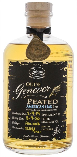 Zuidam Oude Genever American Oak 1 Jahr Special Nr 21 1,0L 38%