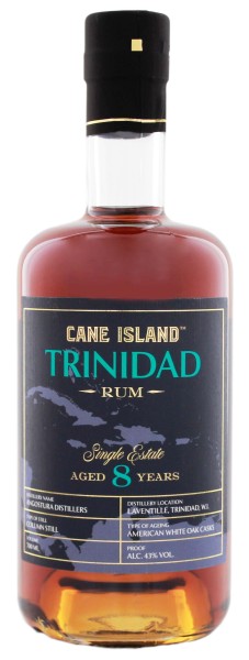 Cane Island Trinidad 8 Jahre Single Estate Rum 0,7L 43%