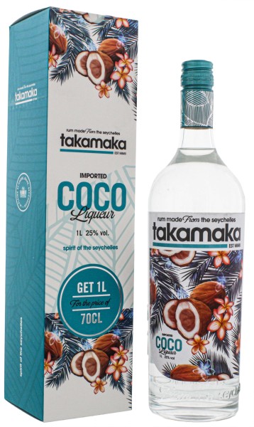 Takamaka Bay Coco Liqueur, 1,0L 25%