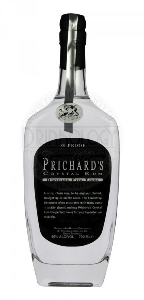 Prichard's Crystal Rum, 0,7 L, 40%